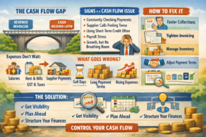 Effective cash flow management infographic